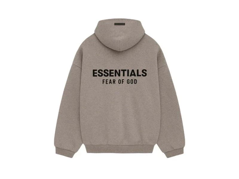 Fear of God Essentials Fleece Hoodie Heather Gray (FW24)